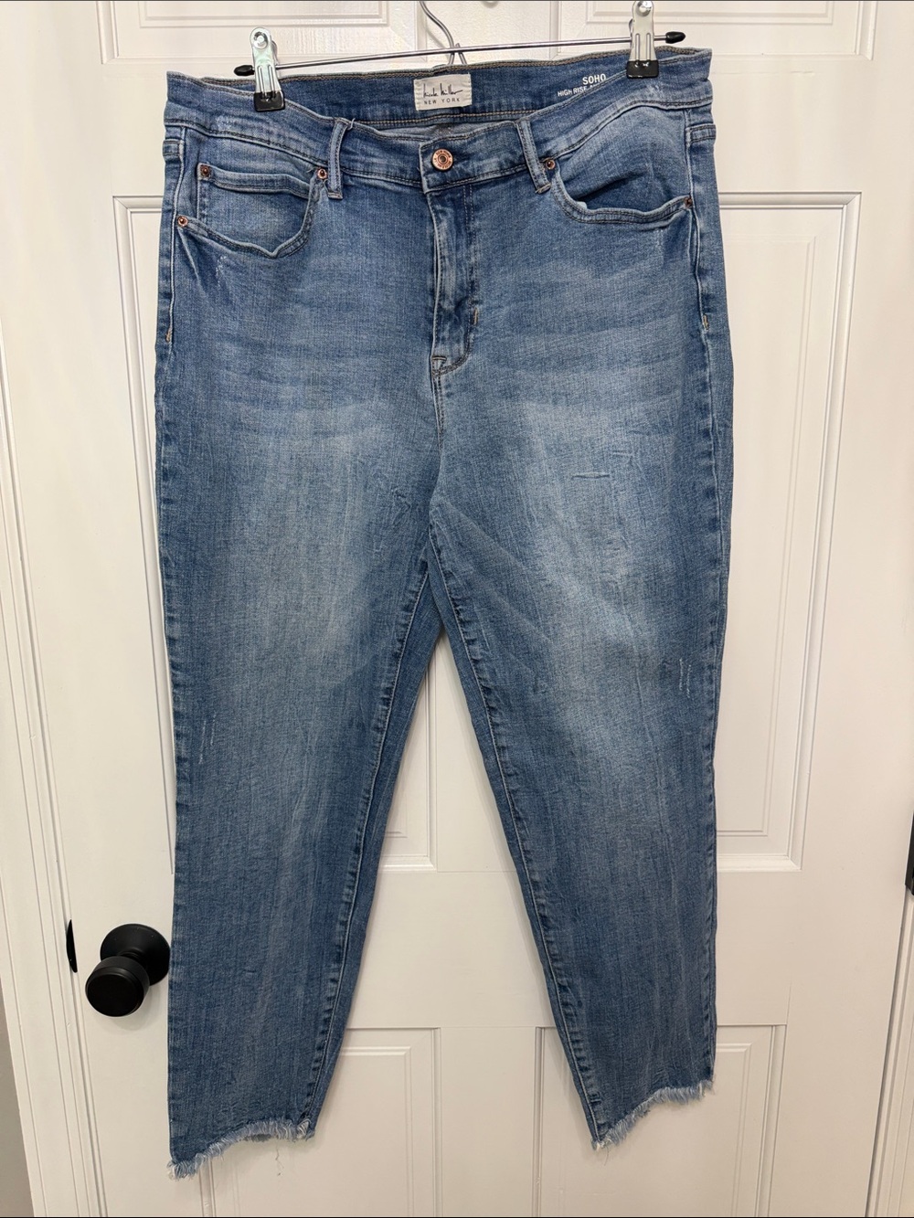 Nicole Miller High-Rise Ankle Skinny Jeans